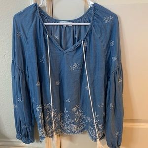 Flowy Top with Flowers